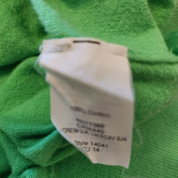 J Crew Clare Cardigan Green Sweater Size Large - Picture 13 of 15